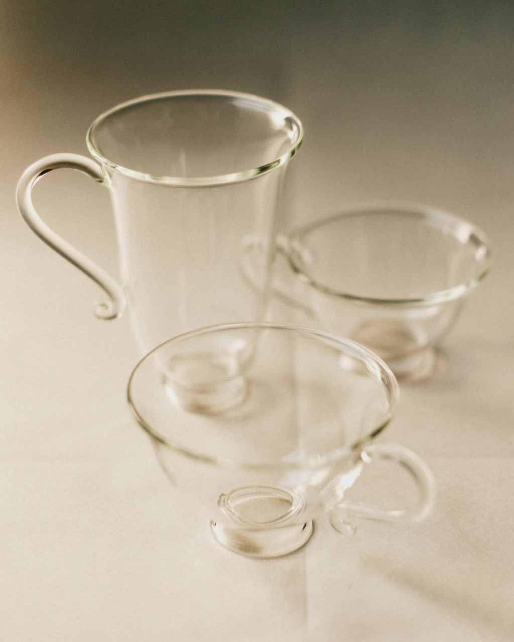 Petite Tasse, Clear (Set of 2) - Drinkware Sets by Carlyle Avenue
