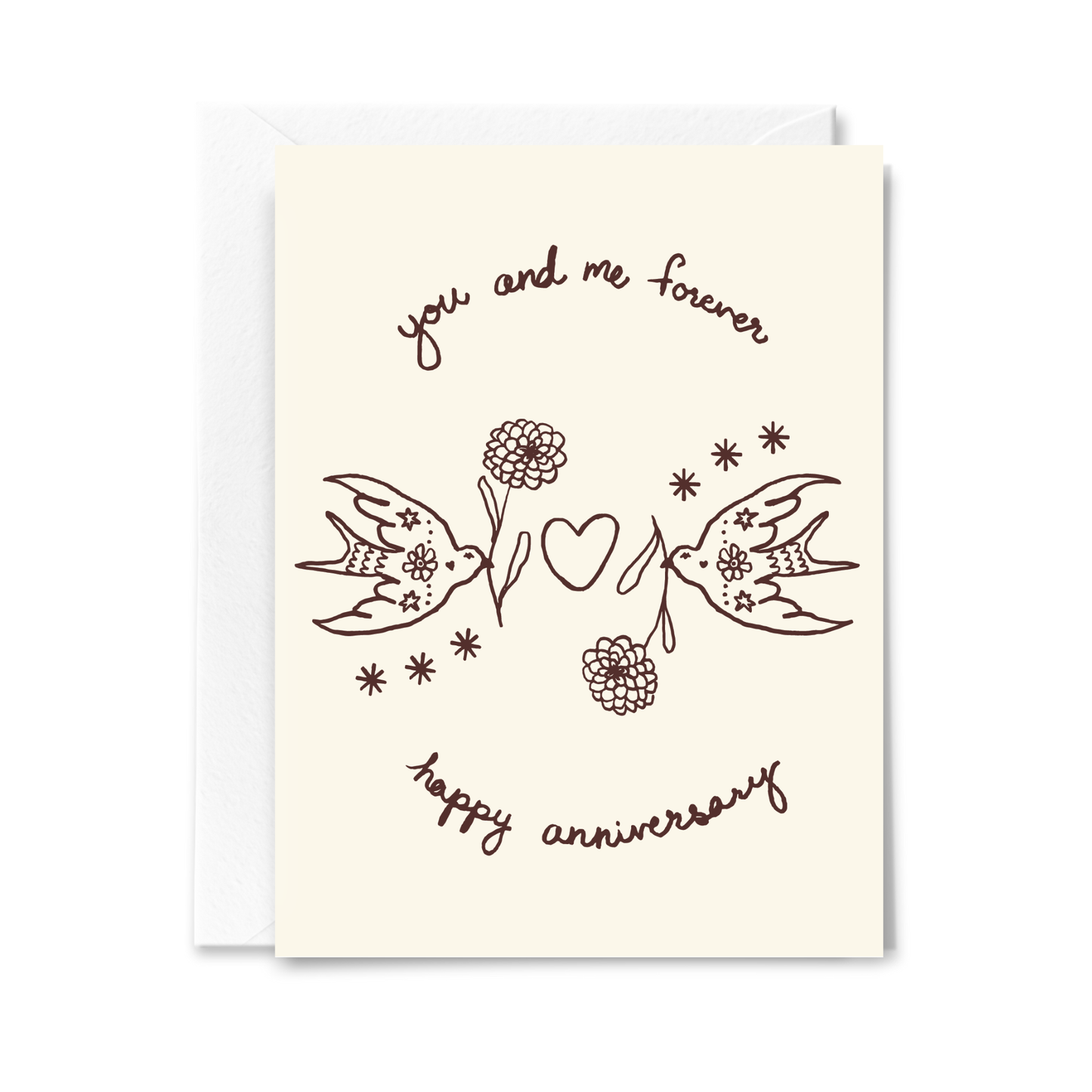 You and Me Forever Anniversary Card