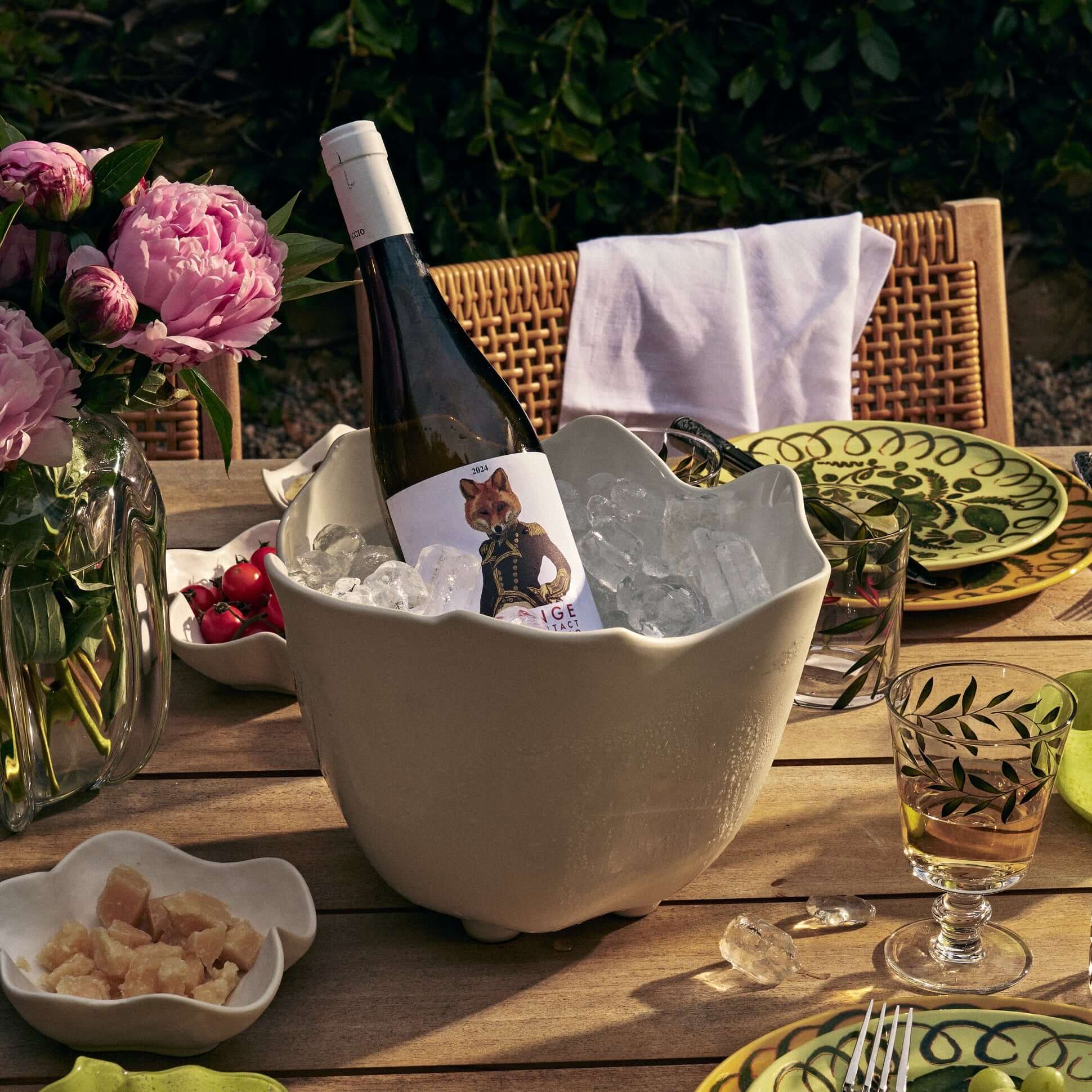 Alfresco Ceramic Multipurpose Wine Cooler / Ice Bucket / Planter - Vases by Carlyle Avenue