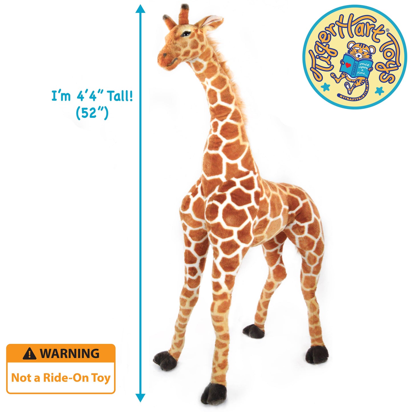 Jani The Savannah Giraffe | 52 Inch Stuffed Animal Plush