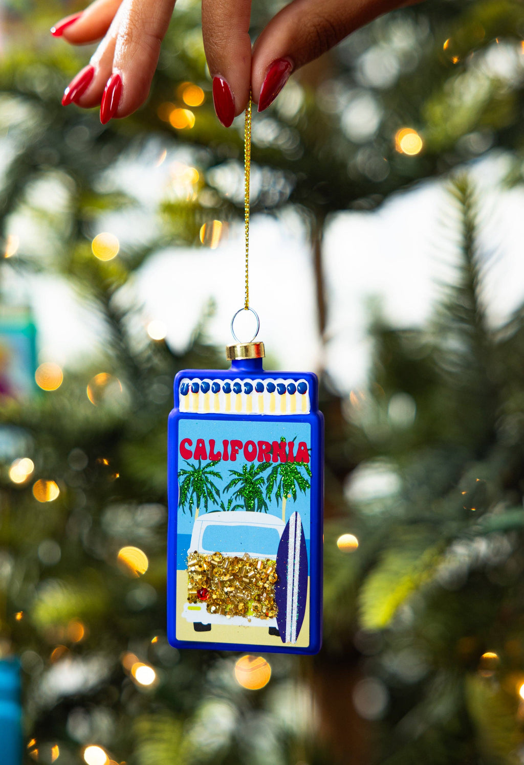 Matchbook Ornament - California -  by Carlyle Avenue