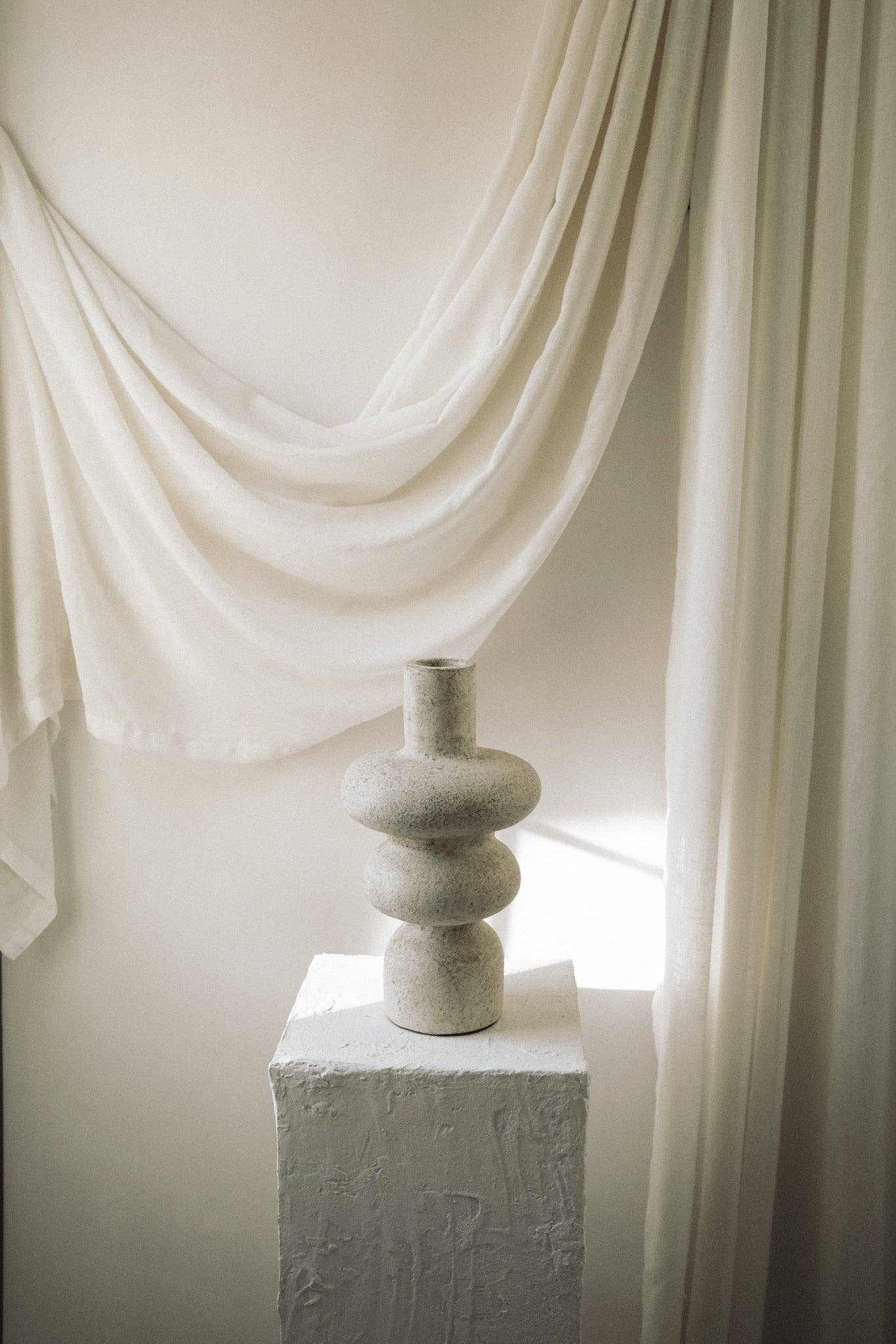 Ulun Vessel Cream - Vases by Carlyle Avenue