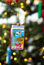 Matchbook Ornament - St. Barths -  by Carlyle Avenue