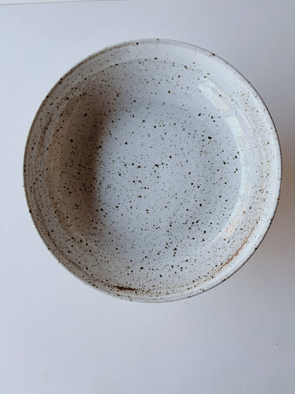 Ceramic White Footed Bowl