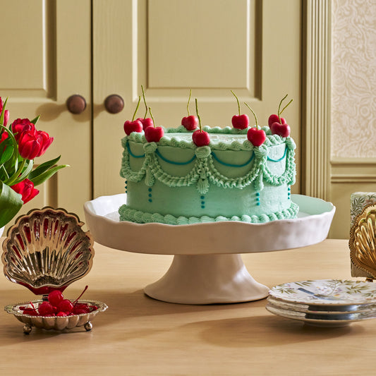 Alfresco Ceramic Footed Serving Bowl