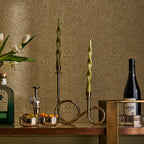 Breda 2-Tier Brass Candle Holder, Polished Gold - Candle Holders by Carlyle Avenue