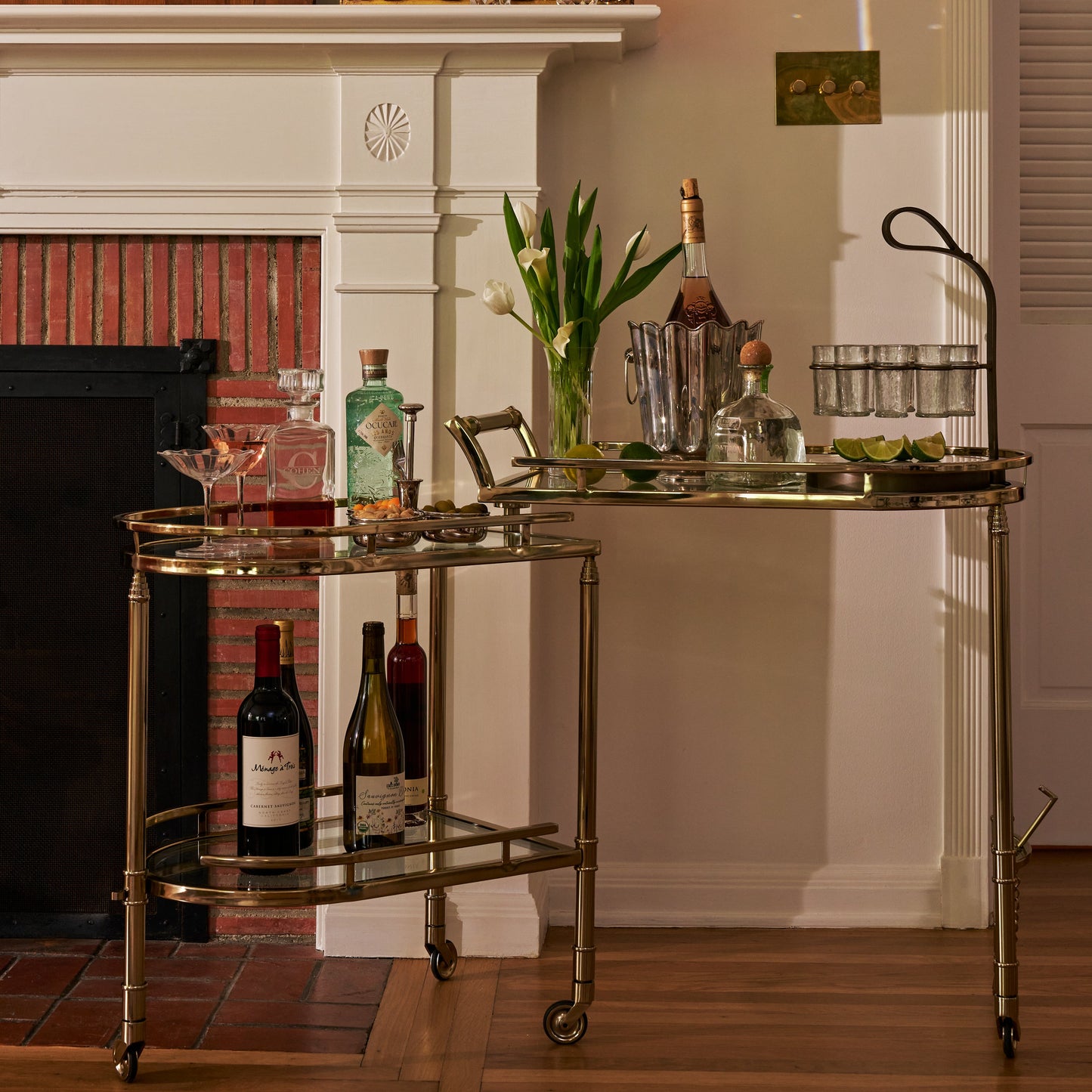Spiga Gold Bar Cart