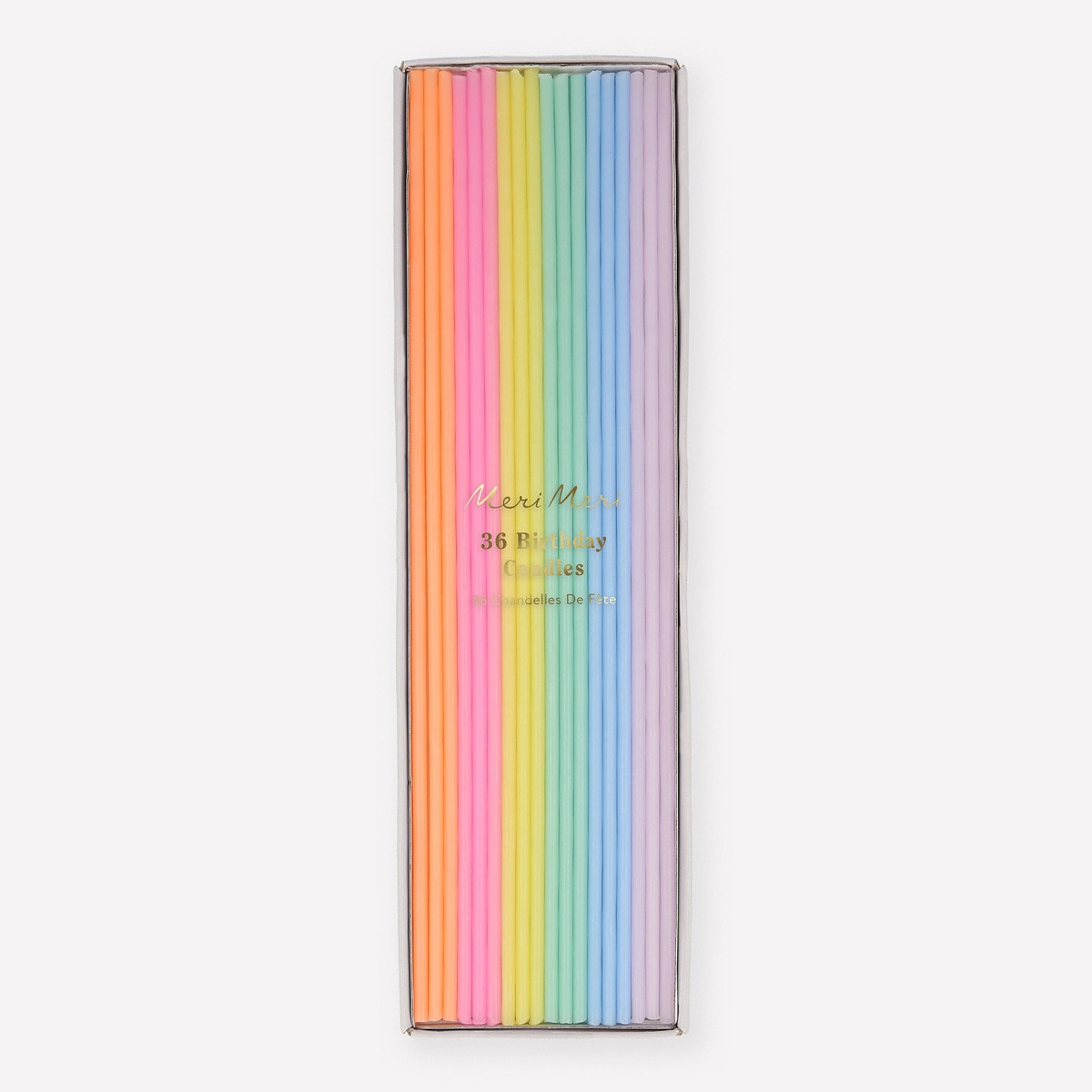 Super Skinny Rainbow Birthday Candles