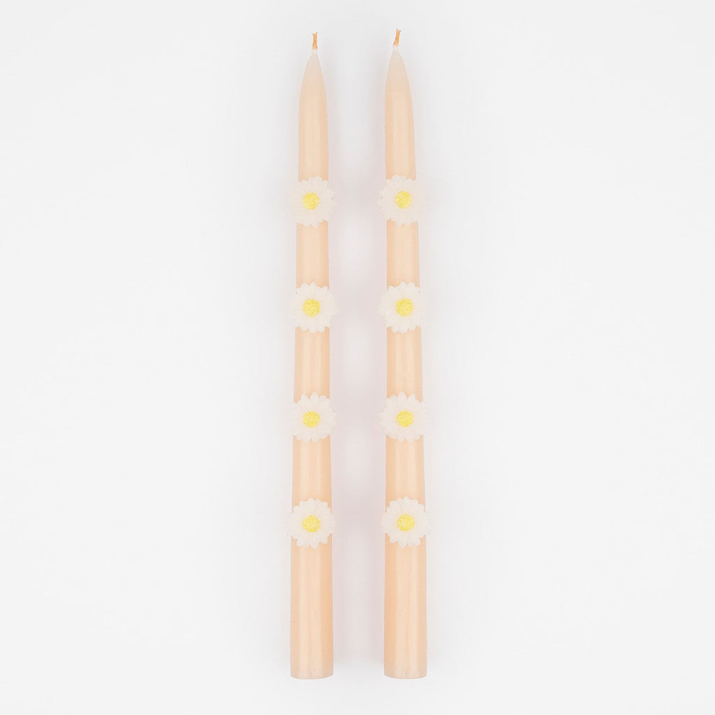 Pink Daisy Taper Candles - Candles by Carlyle Avenue