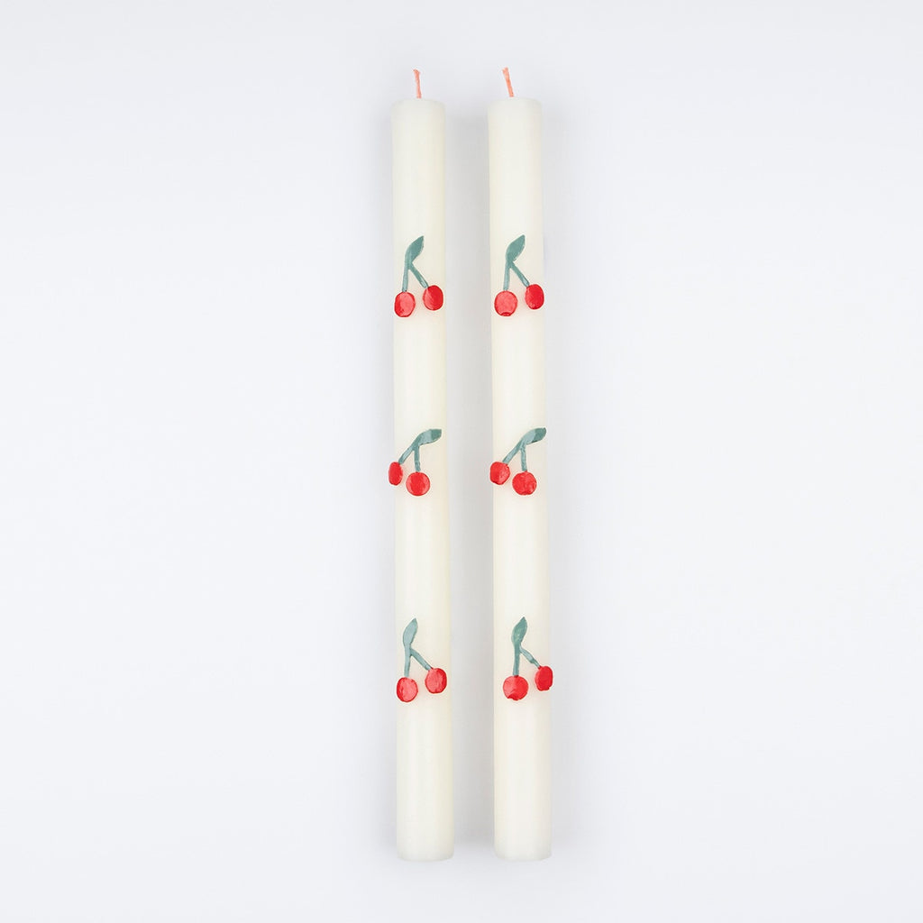 Cherry Taper Candles - Candles by Carlyle Avenue
