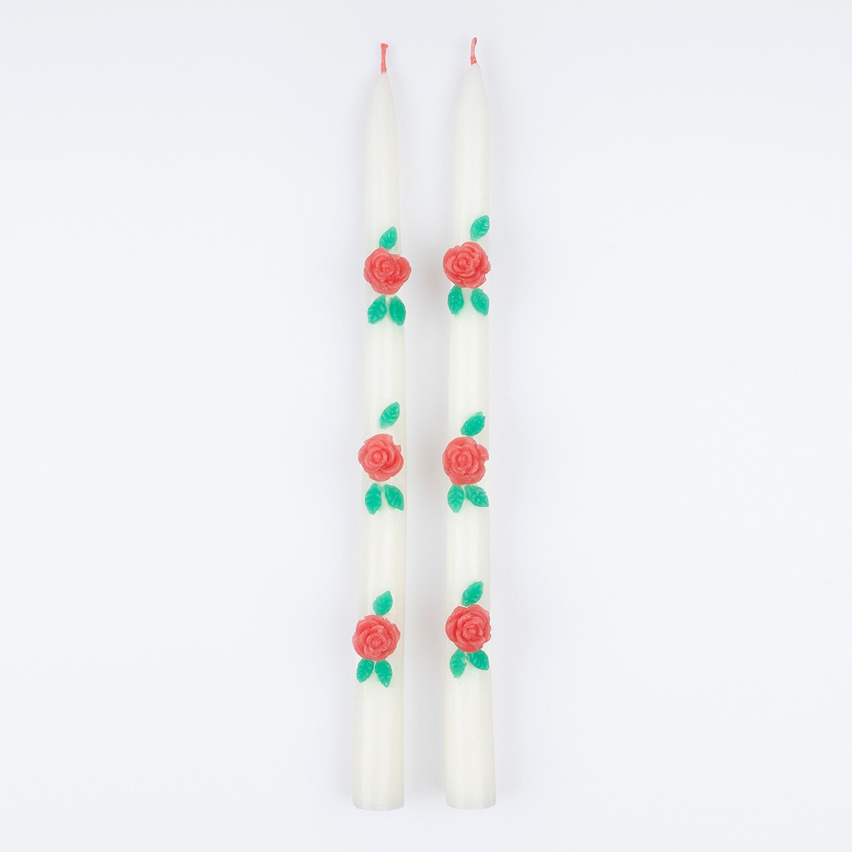 Rose Taper Candles