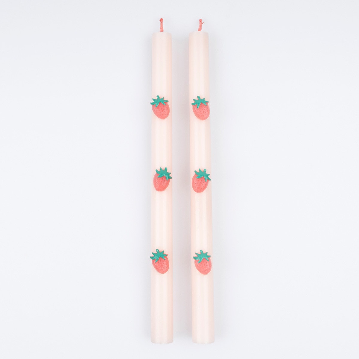 Strawberry Taper Candles