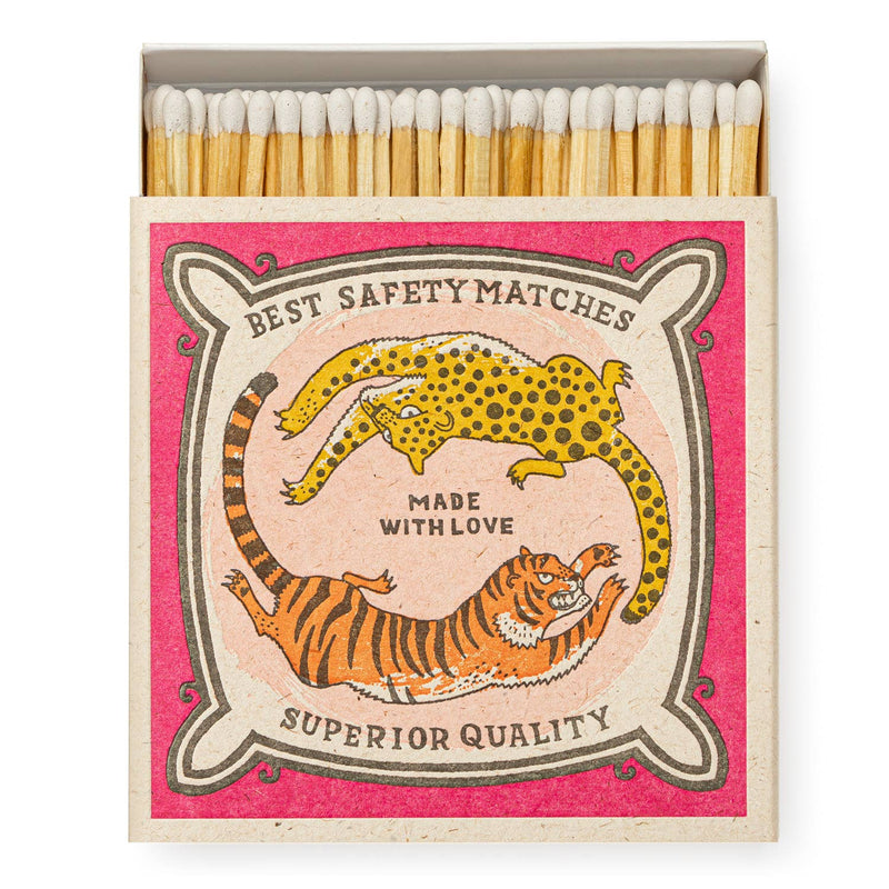 Chasing Big Cats | Square - Safety Matches -  by Carlyle Avenue