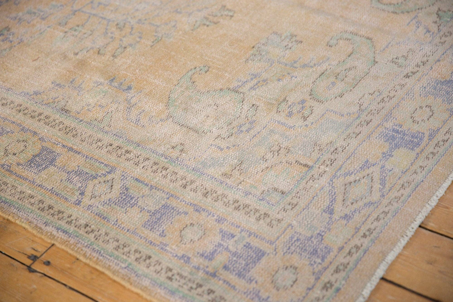 6x10 Vintage Distressed Oushak Carpet