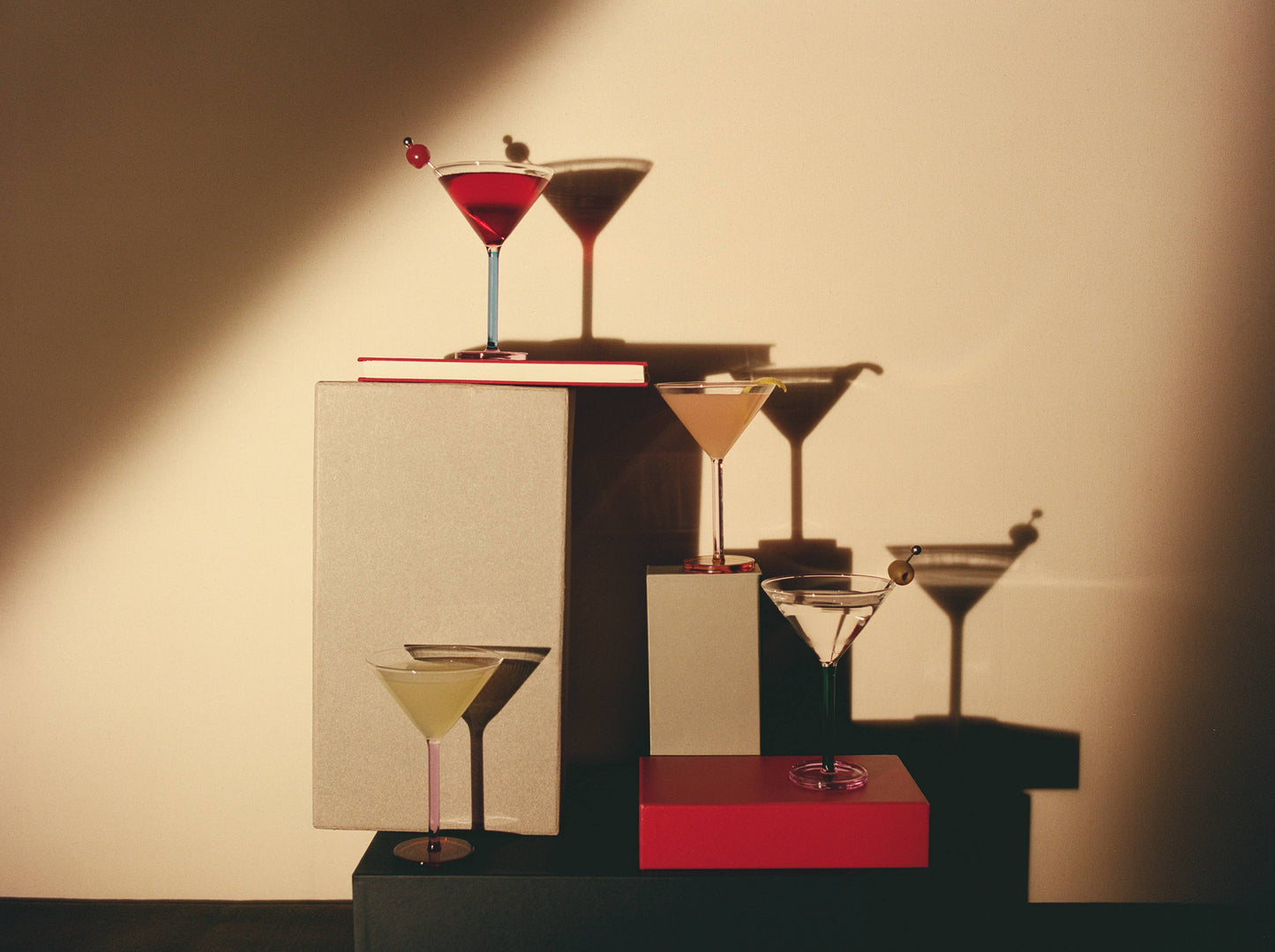 Piano Cocktail Glasses, Birdland