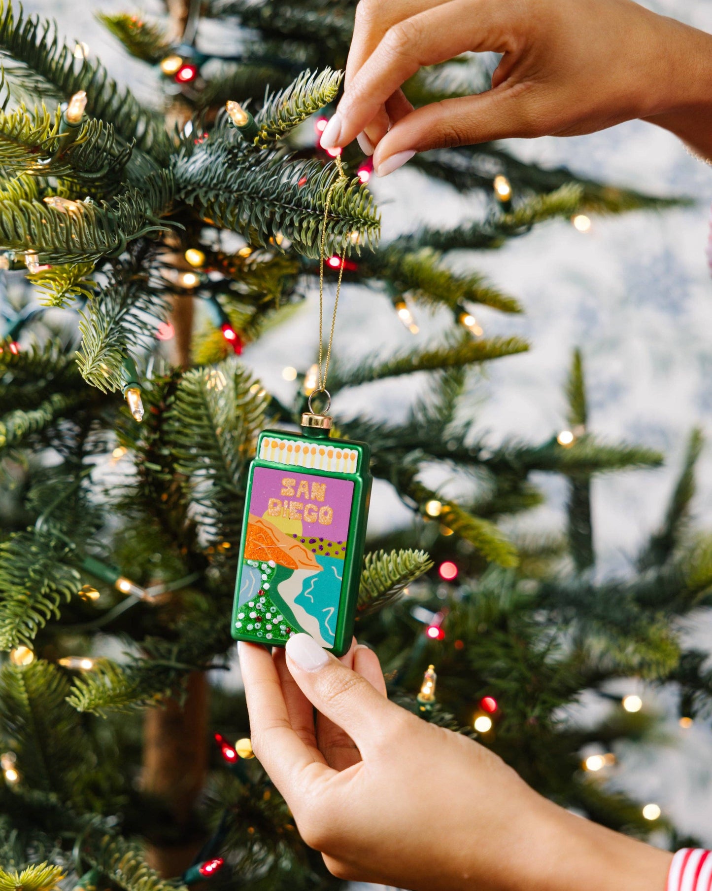 Matchbook Ornament - San Diego -  by Carlyle Avenue