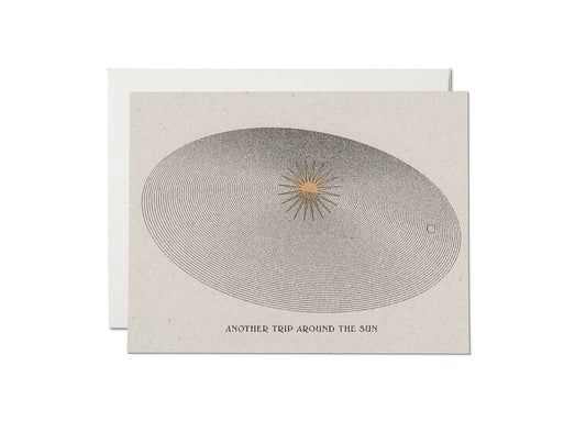 Around the Sun birthday greeting card -  by Carlyle Avenue