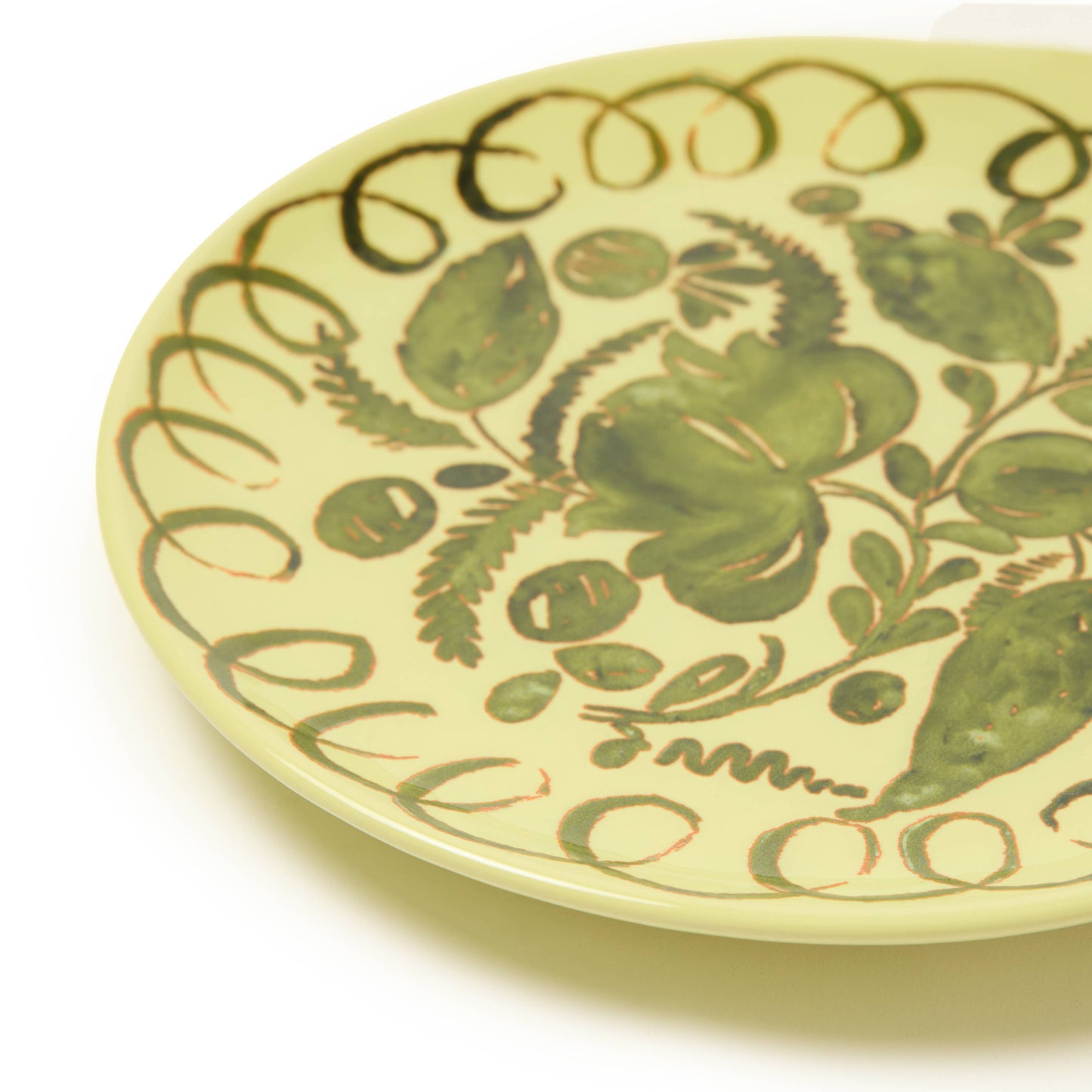 Amalfi Dessert Plate Lime - 9.1" Diameter