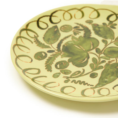 Amalfi Dessert Plate Lime - 9.1" Diameter
