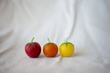 Cherry Tomato Beeswax Birthday Candles 8-count - Birthday Candles by Carlyle Avenue