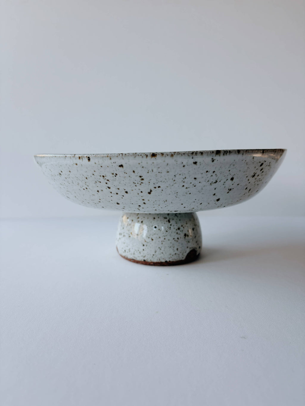 Ceramic White Footed Bowl
