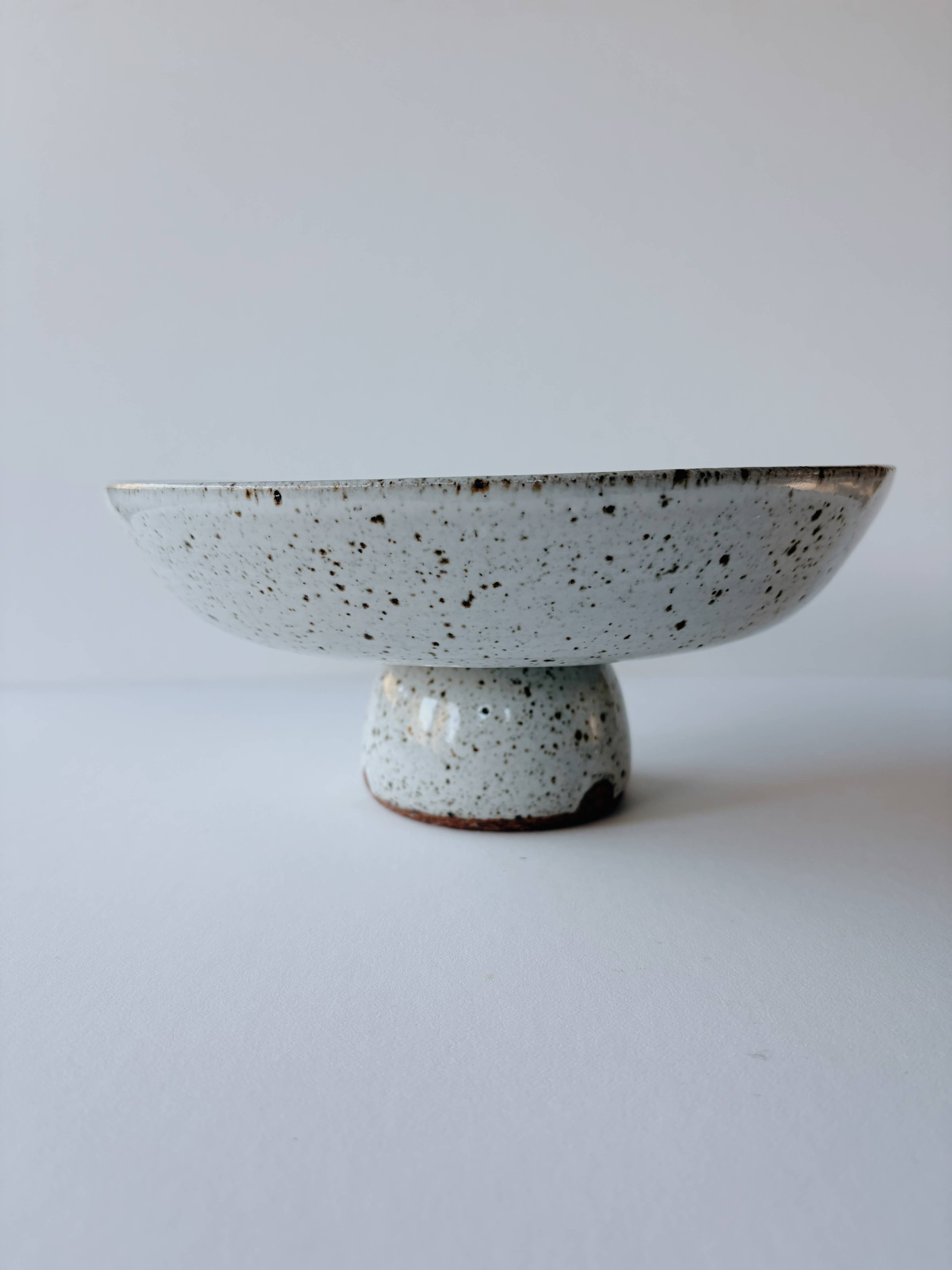 Ceramic White Footed Bowl