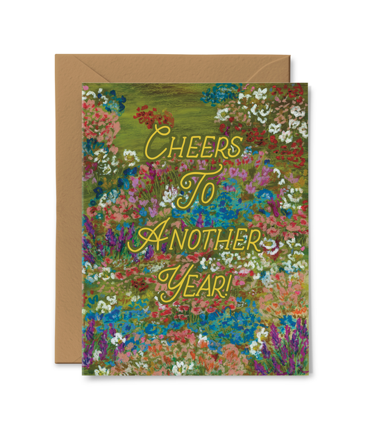 Cheers to Another Year Card