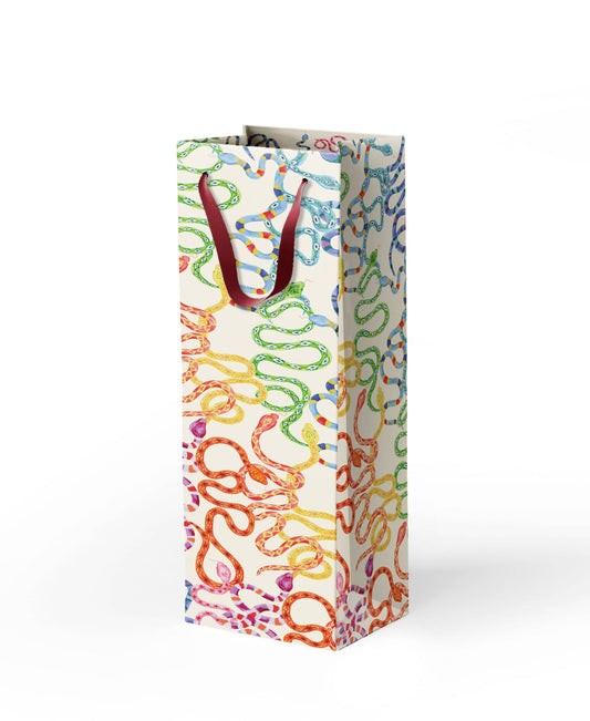 Snakes Wine Bag - Gift Wrap by Carlyle Avenue