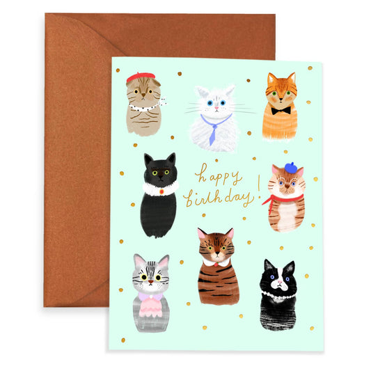 PARTY CATS  - Birthday Card