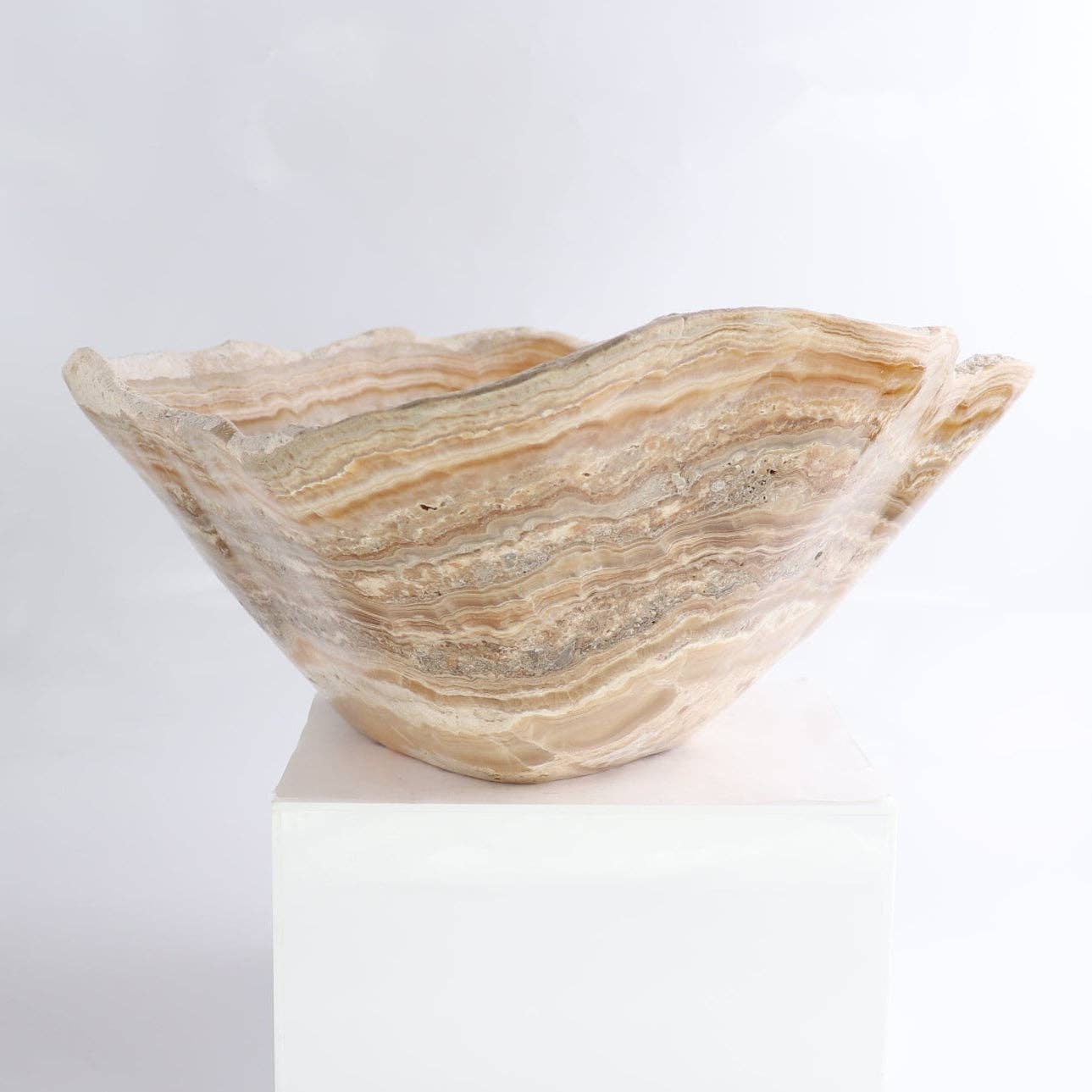 Mexican Onyx/Calcite Bowl 16"