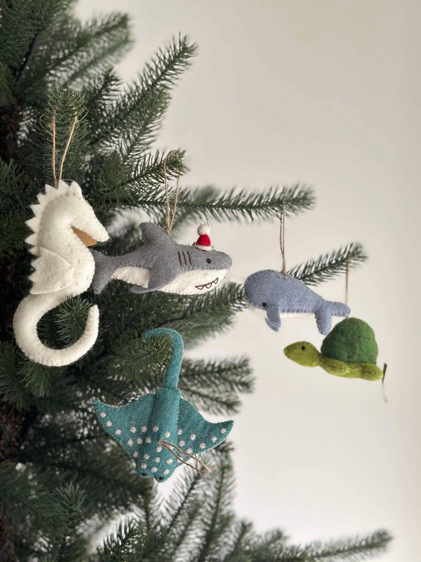 Felt Sea Creature Ornaments