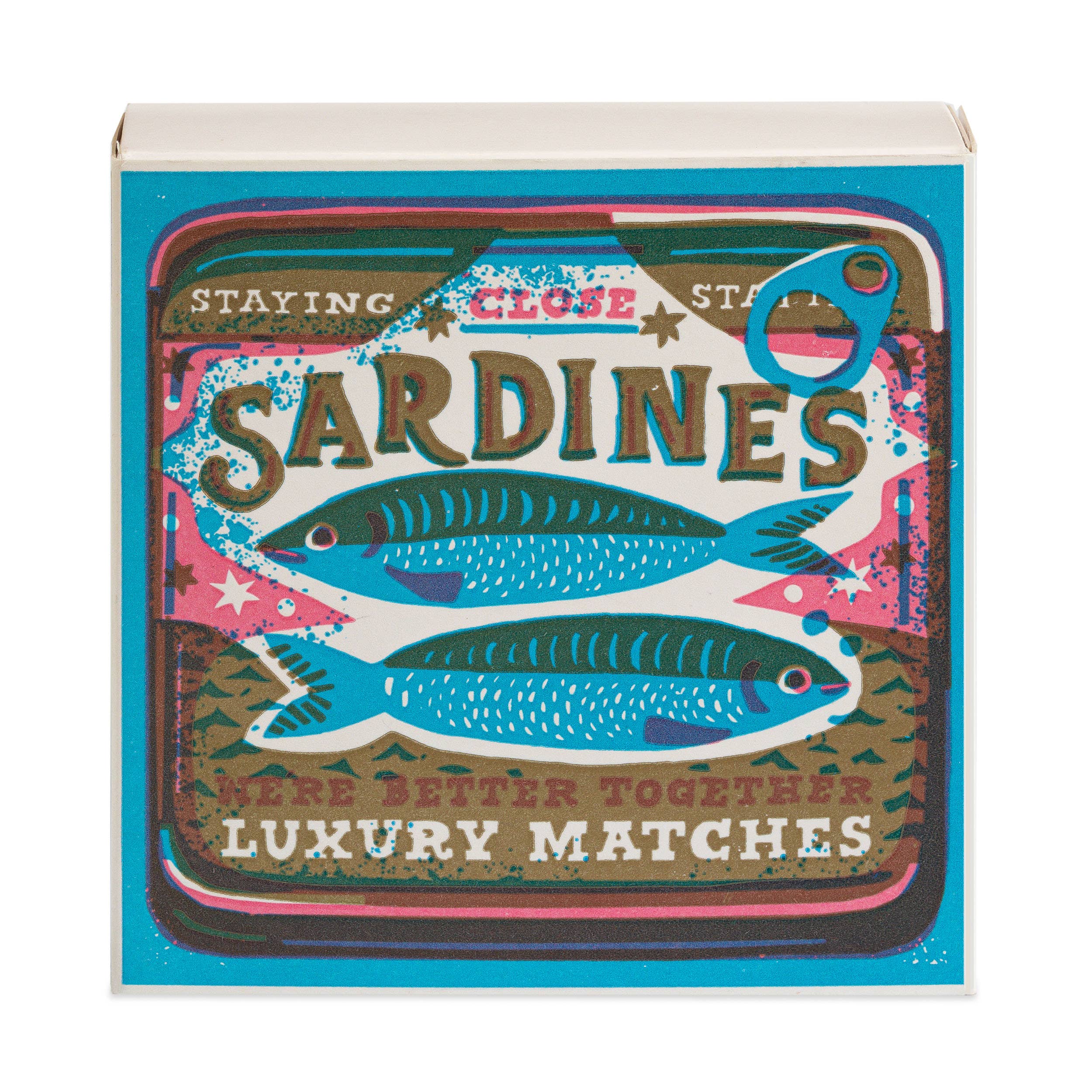 Better Together Sardines | Square - Safety Matches -  by Carlyle Avenue