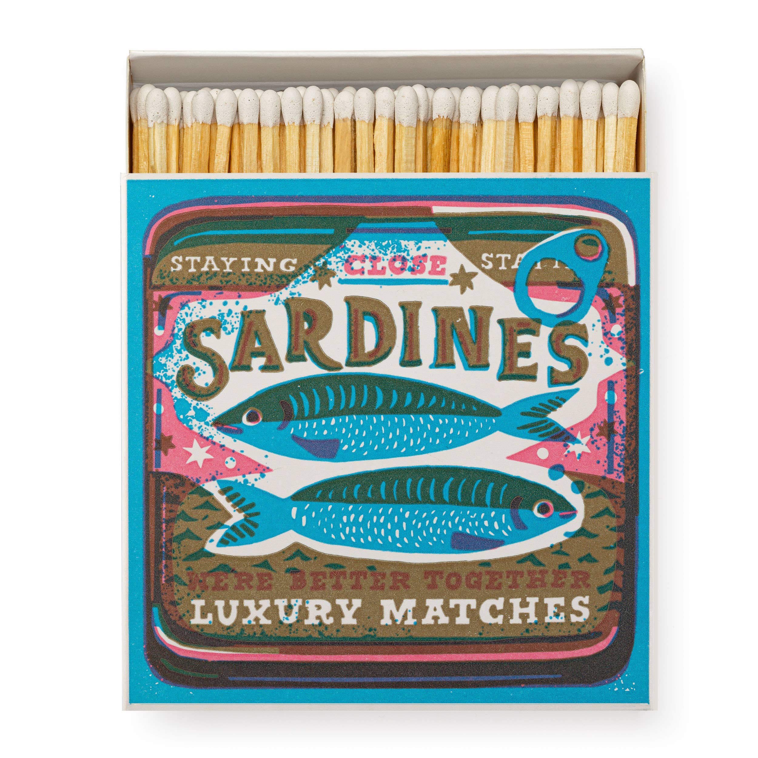 Better Together Sardines | Square - Safety Matches -  by Carlyle Avenue
