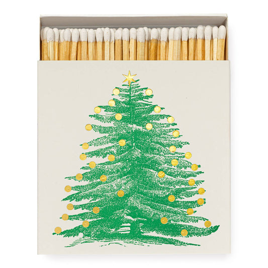Christmas Tree | Square - Christmas Safety Matches🎄 -  by Carlyle Avenue