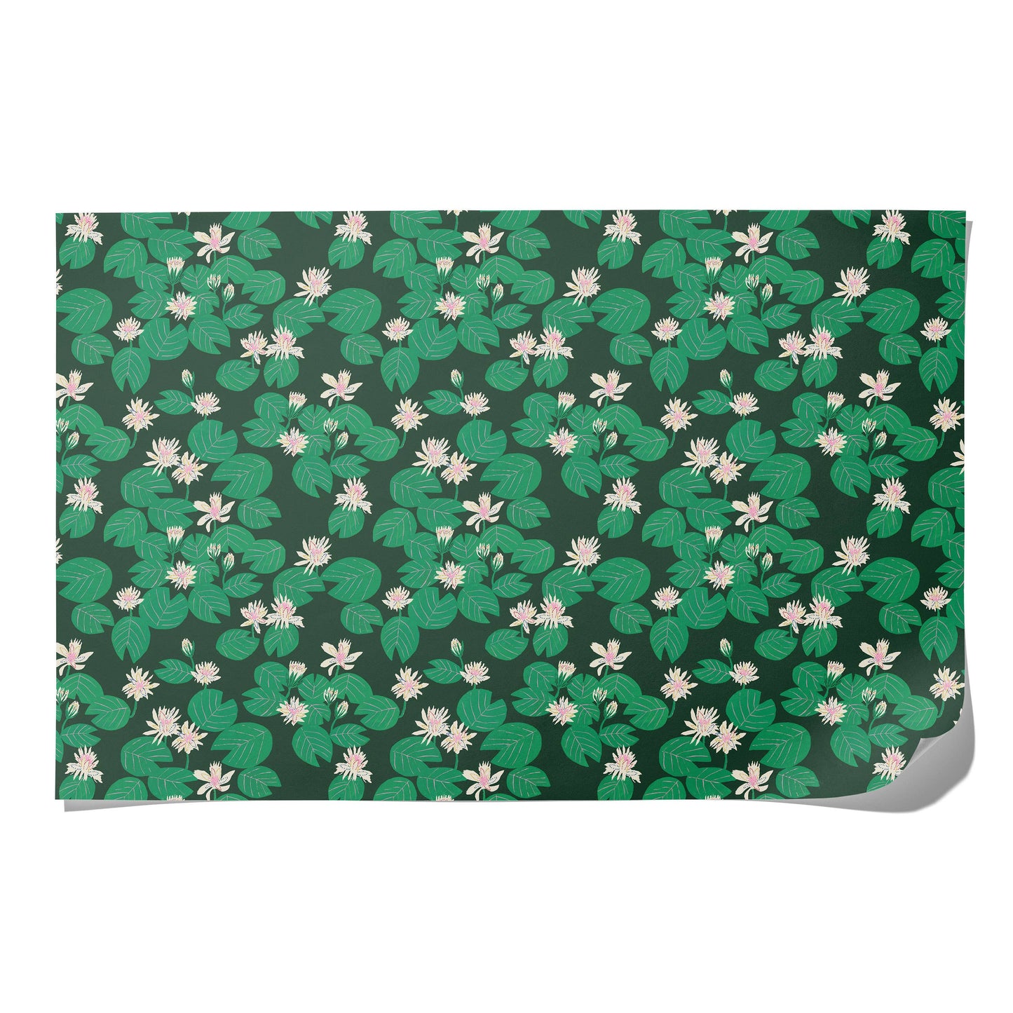 Water Lilies wrapping paper