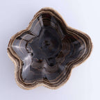 Mexican Onyx/Calcite Chocolate BOWL OOAK with unique patterns and polished finish.