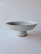 Ceramic White Footed Bowl