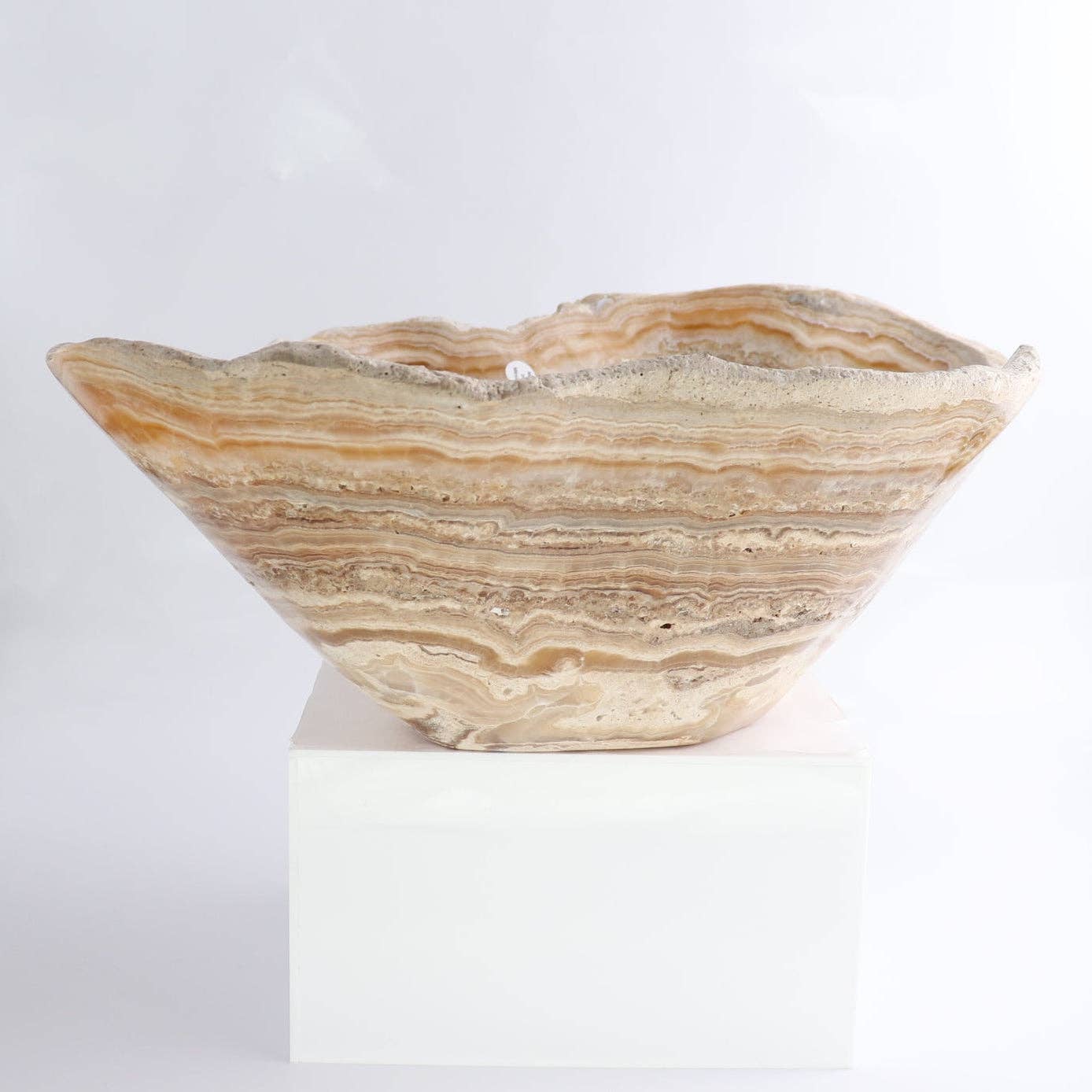 Mexican Onyx/Calcite Bowl 16"