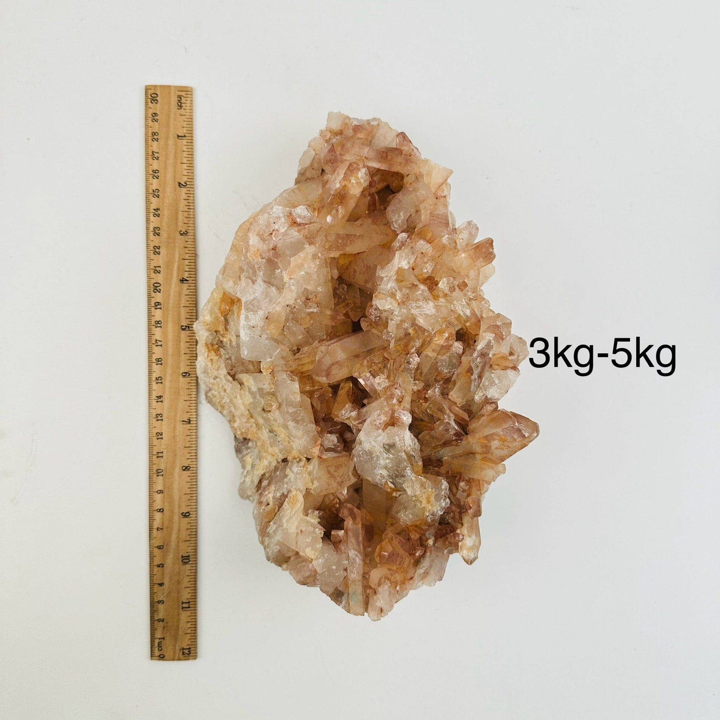 Tangerine Crystal Quartz Clusters