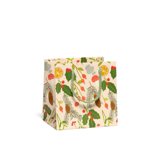 Holiday Greens small gift bag -  by Carlyle Avenue
