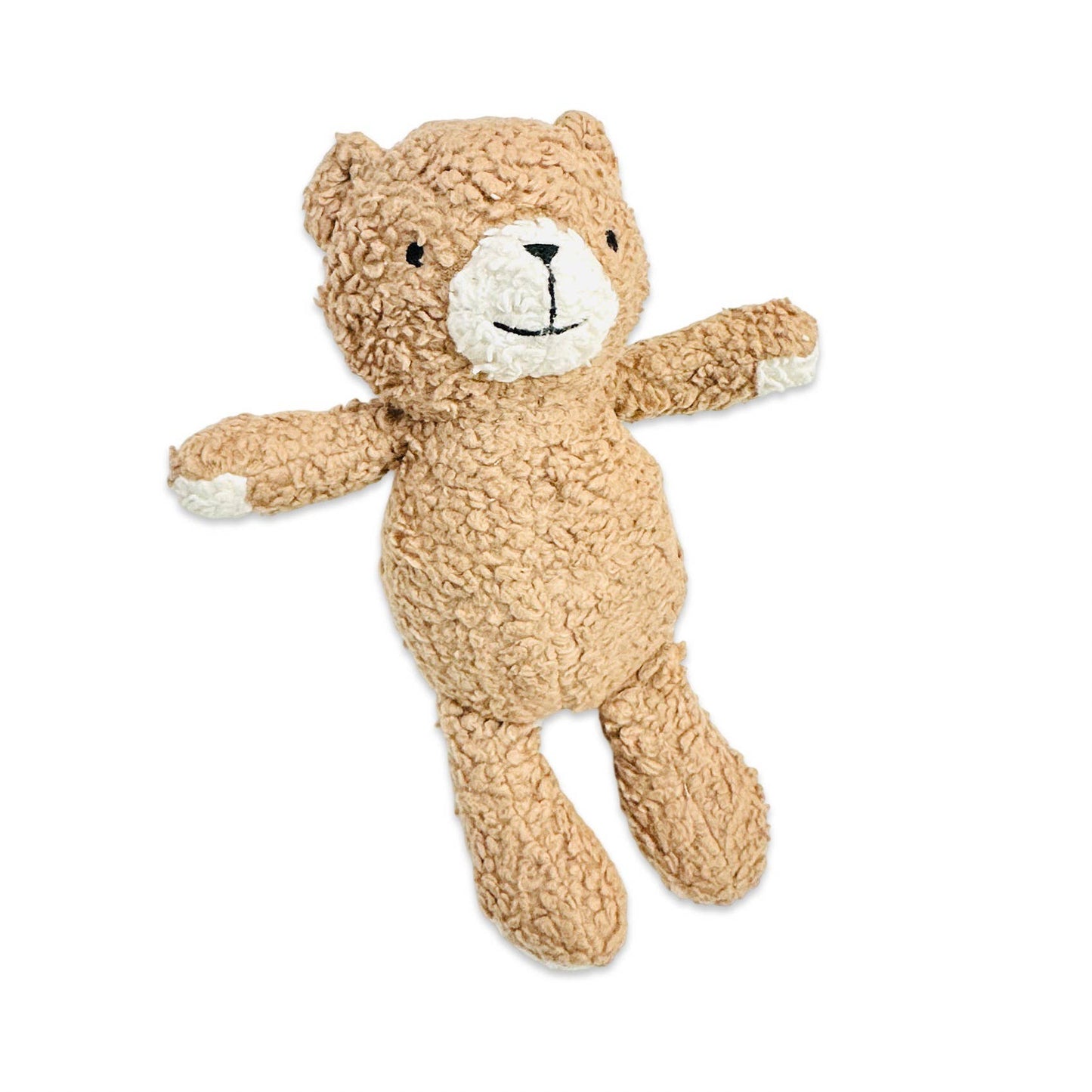 Peanut Lil Bear SHERPA Knit Stuffed Soft Toy (Organic)