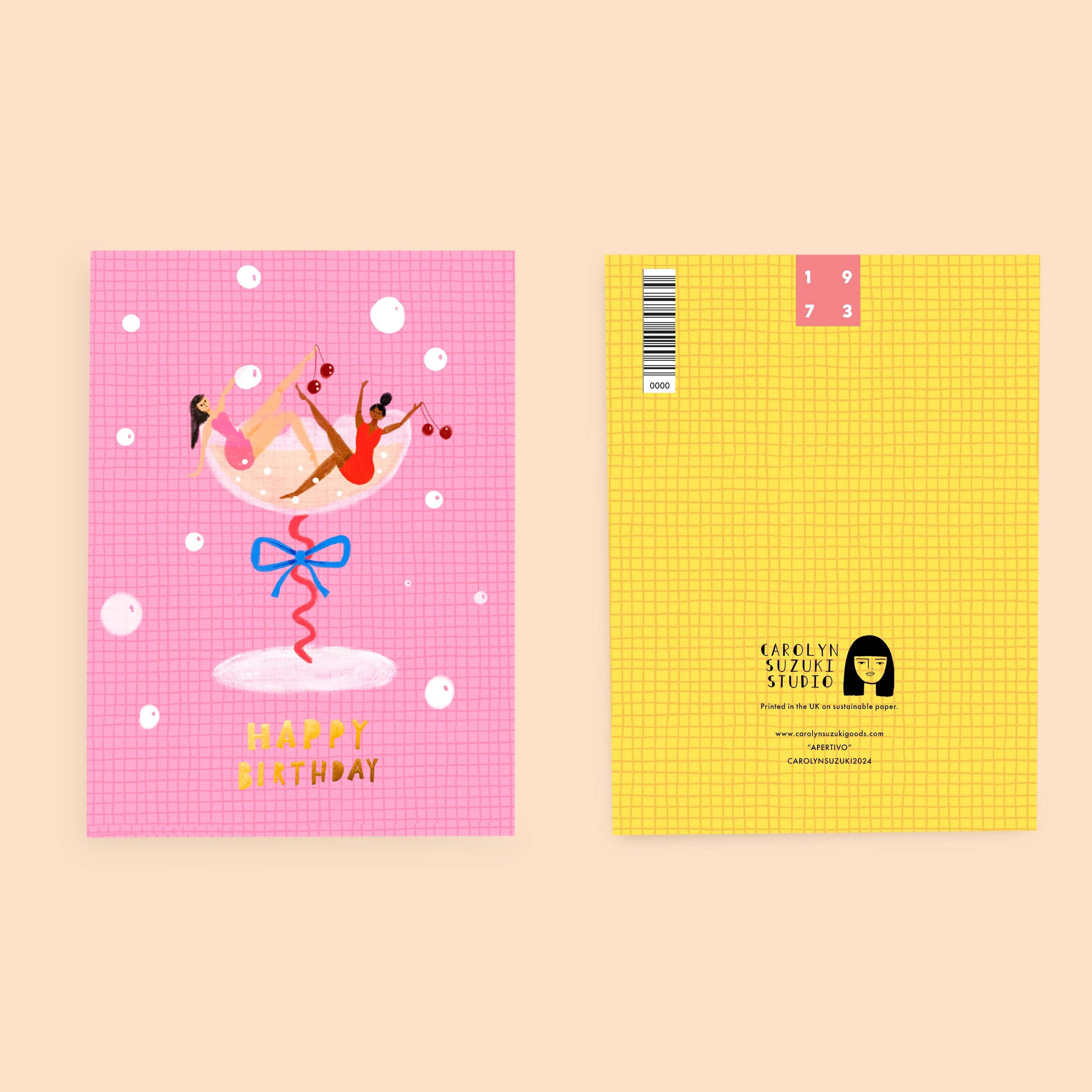 APERITIVO - Birthday Card -  by Carlyle Avenue