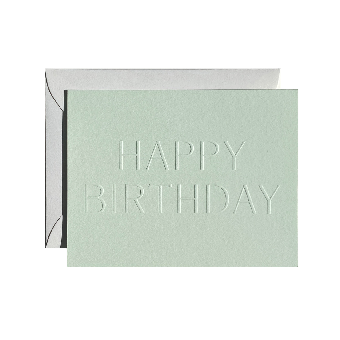 Happy Birthday No. 10: Pistachio / Single Card -  by Carlyle Avenue