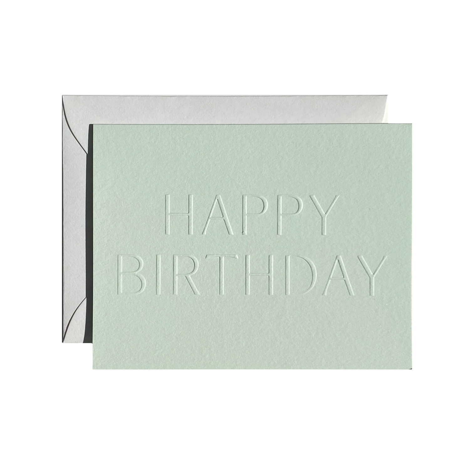 Happy Birthday No. 10: Pistachio / Single Card -  by Carlyle Avenue