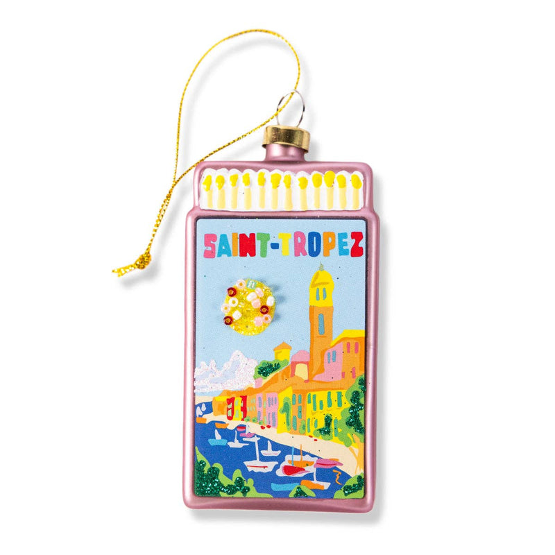 Matchbook Ornament - St. Tropez -  by Carlyle Avenue