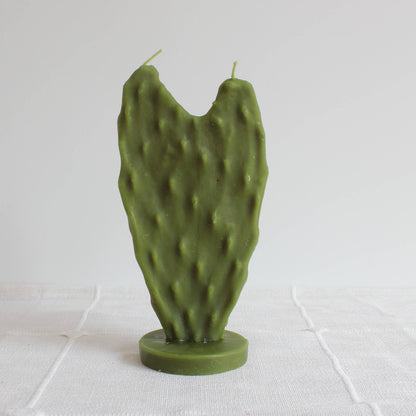 Nopal Cactus Beeswax Candle