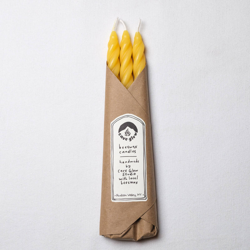 Pure Beeswax Spiral-Set of 3 -  by Carlyle Avenue