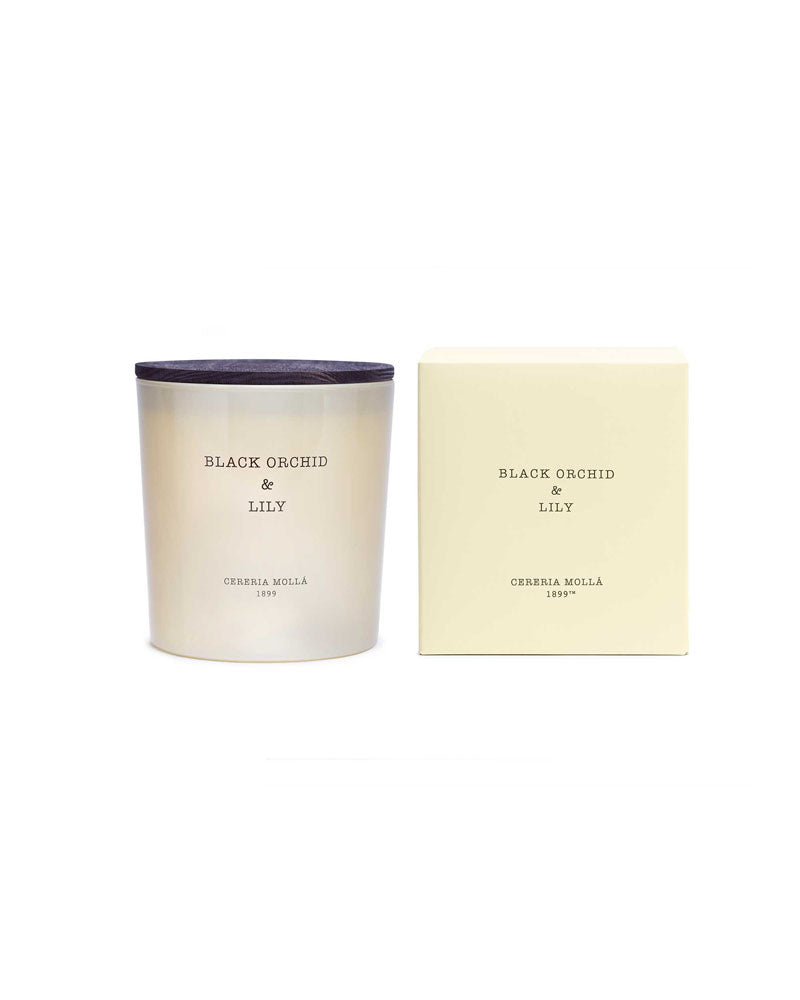 Black Orchid & Lily 3-Wick Candle - Candles by Carlyle Avenue