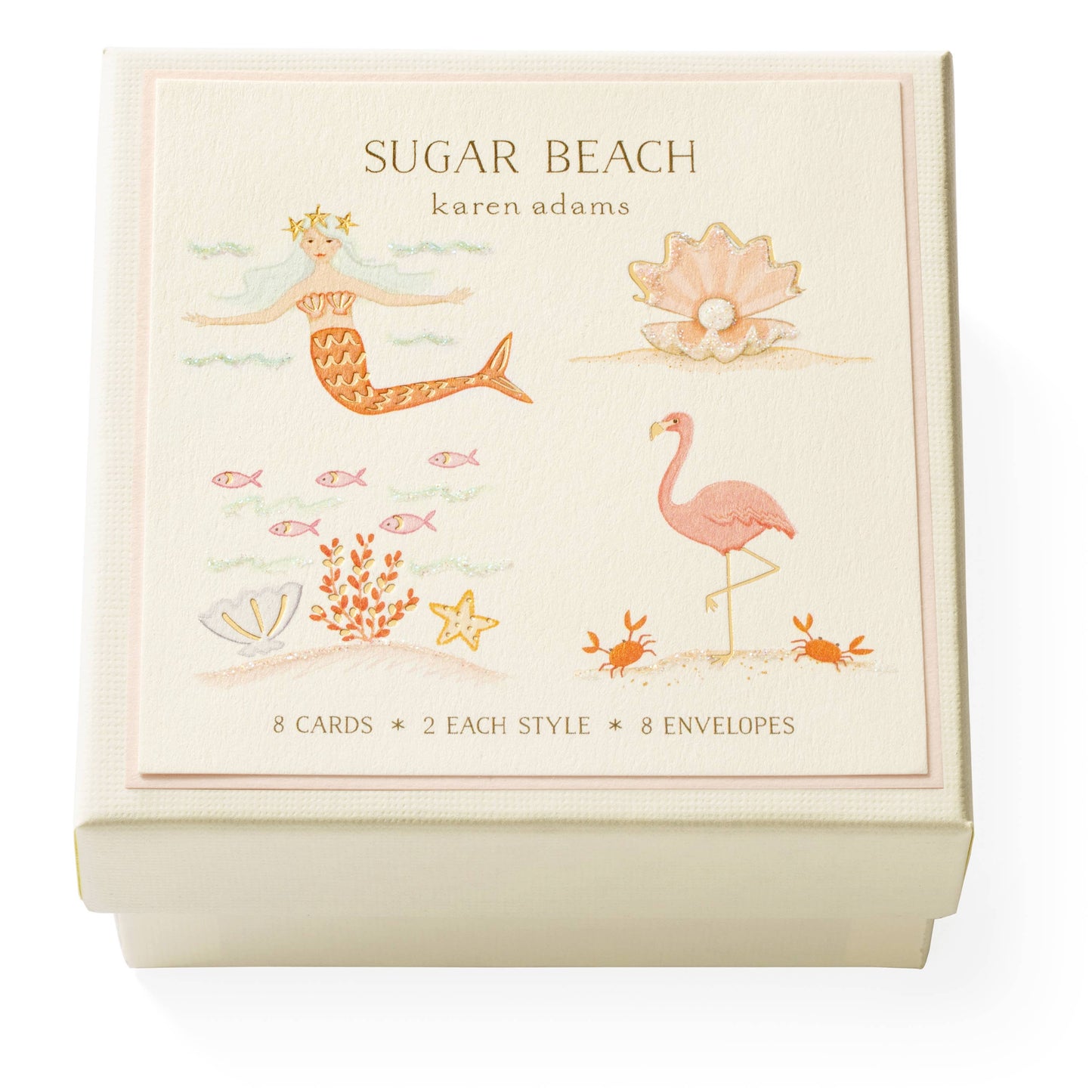 Pink Flamingo Individual Gift Enclosure - Greeting Cards by Carlyle Avenue