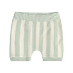 Palm Trees Embroidered Baby Shirt & Shorts Set (Organic)